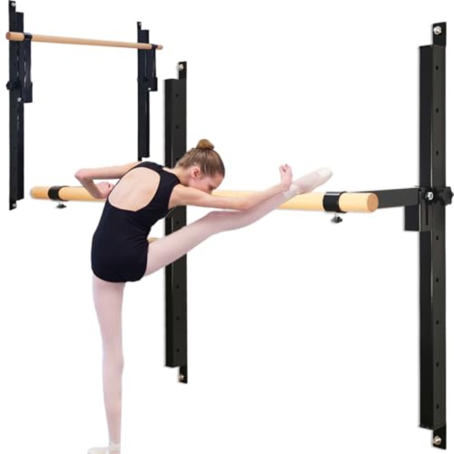 Home Gym Wall - บาร์บาร์เรติดผนัง ปรับความสูงได้ 4 ฟุต 5 ฟุต
