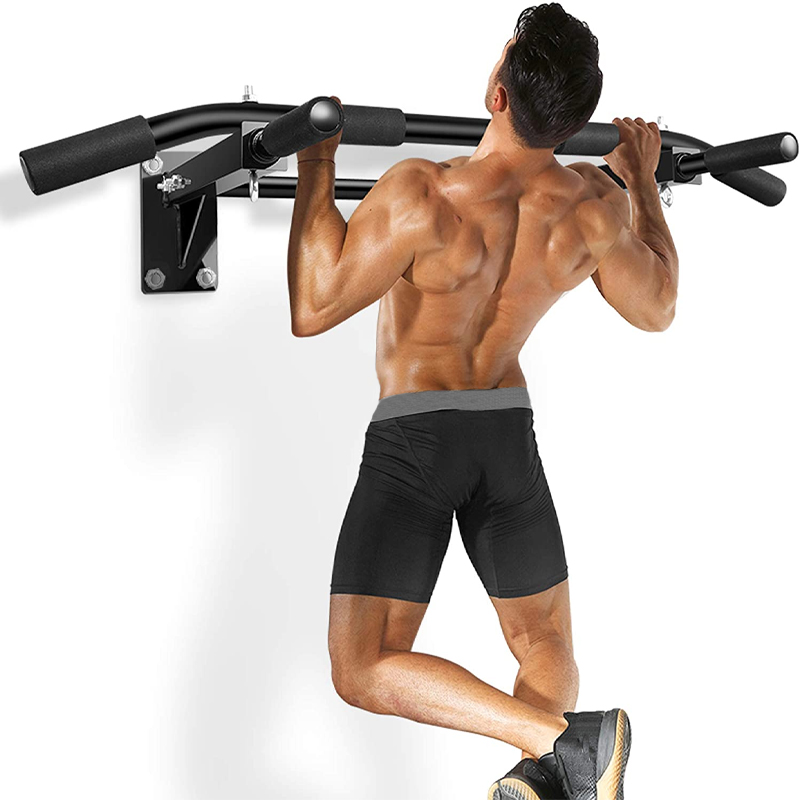 Home Gym On Wall - ฟิตเนสติดผนังHeavy Dutyแนวนอนบาร์เหล็กChin-UpสําหรับHome Gymในร่มPull Upการฝึกอบรมบาร์อุปกรณ์ขนาดใหญ่โหลด 200 กก.