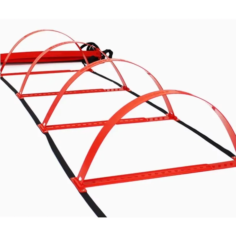 Agility Ladder Speed - อุปกรณ์ฝึกซ้อมฟุตบอลคุณภาพสูงอเนกประสงค์แบบสองฟังก์ชั่น บันไดฝึกความคล่องตัว ขายส่งจากโรงงาน ปรับขนาดได้