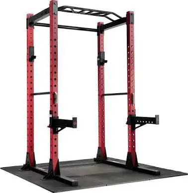 Home Gym Half Rack - อุปกรณ์ออกกำลังกายคุณภาพสูงสำหรับยิมที่บ้าน ชั้นวางสควอทแบบครึ่งตัว ปรับระดับได้ พร้อมม้านั่งและโครงเหล็กสำหรับสควอทเชิงพาณิชย์