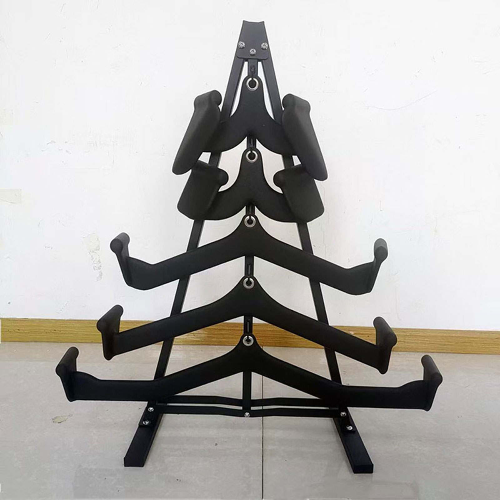 Home Gym Ideas - ที่แขวนอุปกรณ์ออกกำลังกายแบบ Lat Pull Down พร้อมตะขอ 8