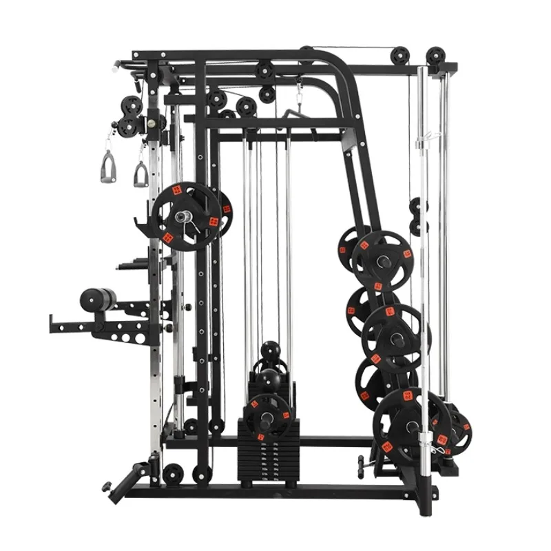 Home Gym With Smith Machine - เครื่องออกกำลังกายแบบรวม 2026 คอมไบน์พาวเวอร์แร็ค สมิธแมชชีน ฟังก์ชันนอลเทรนเนอร์ สำหรับยิมที่บ้าน