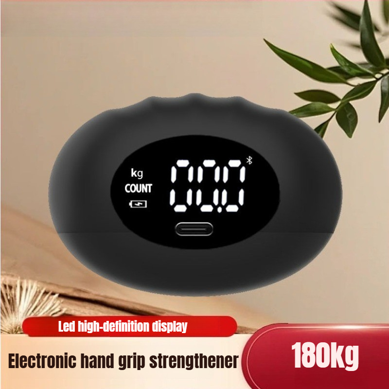 Home Gym Ideas - เครื่องวัดแรงบีบมือดิจิตอลแบบ Ergonomic รับน้ำหนักได้ 180 กก. พร้อมจอ