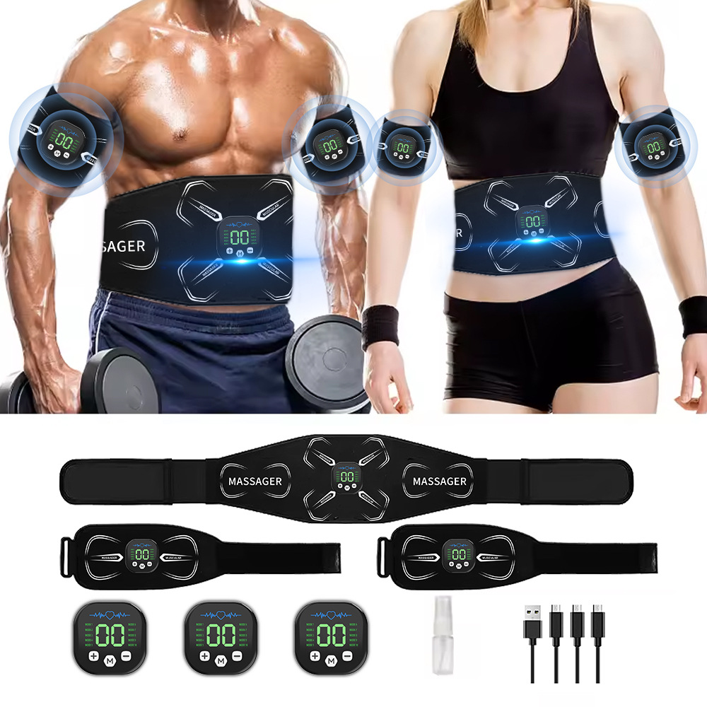 Home Gym Ideas - เครื่องกระตุ้นกล้ามเนื้อ EMS เครื่องฝึกกล้ามเนื้อหน้าท้อง บริหารกล้ามเนื้อแขน หน้าท้อง ขา