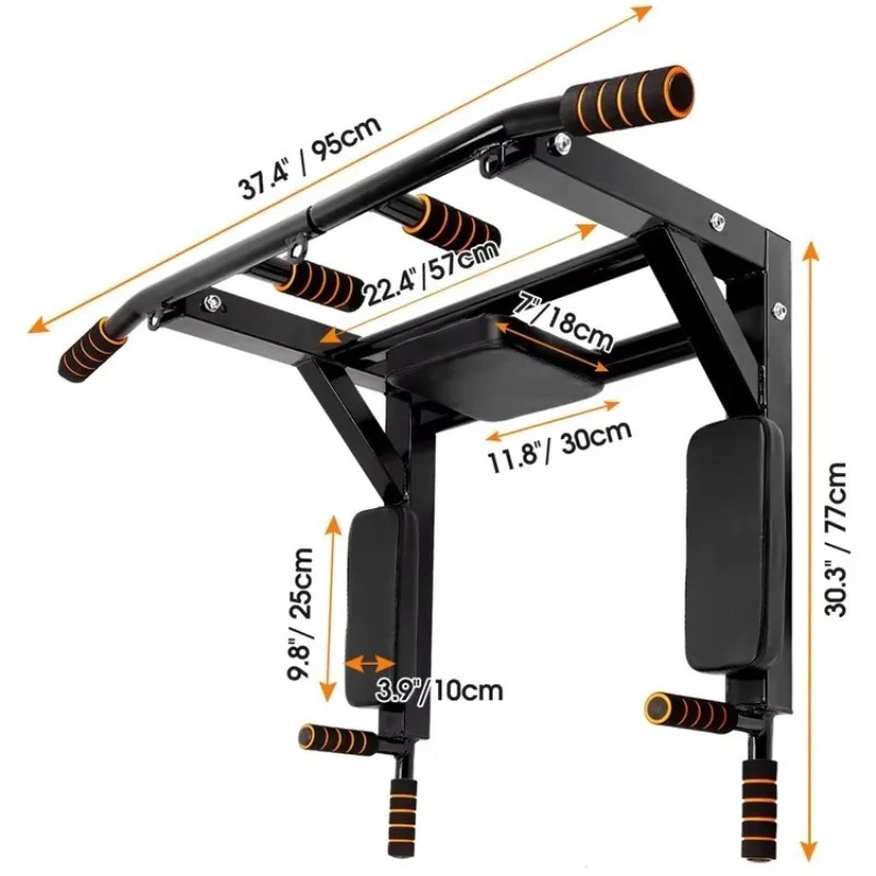 Home Gym Wall - บาร์โหนติดผนังสำหรับใช้ภายในอาคาร อุปกรณ์ออกกำลังกายในบ้านอเนกประสงค์
