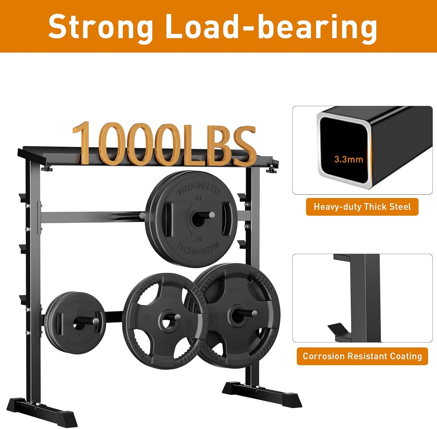 ชั้นวางเก็บน้ำหนักสำหรับฝึกควา - Home Gym Training บทวิจารณ์และราคา