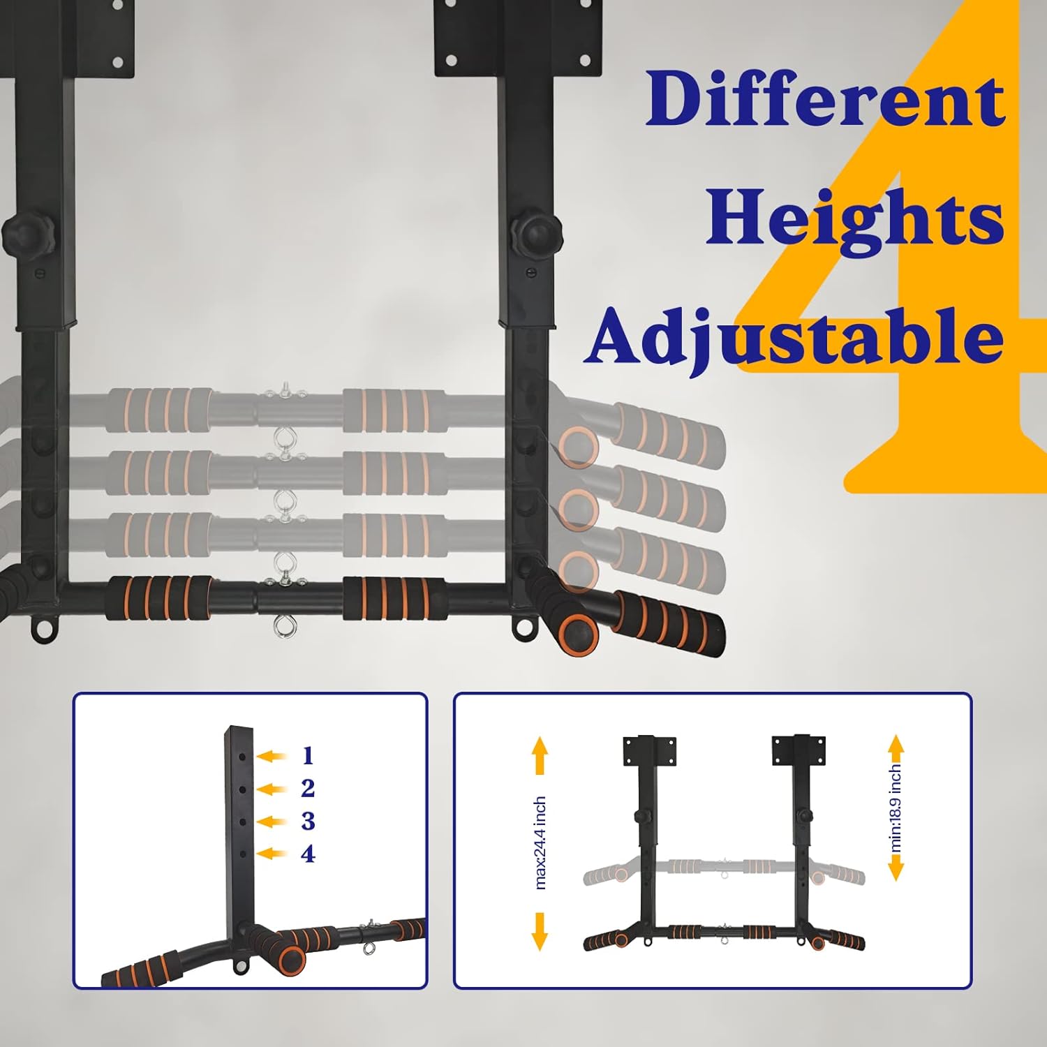 บาร์โหนติดผนังเหล็กสำหรับออกกำ - Home Gym Wall บทวิจารณ์และราคา