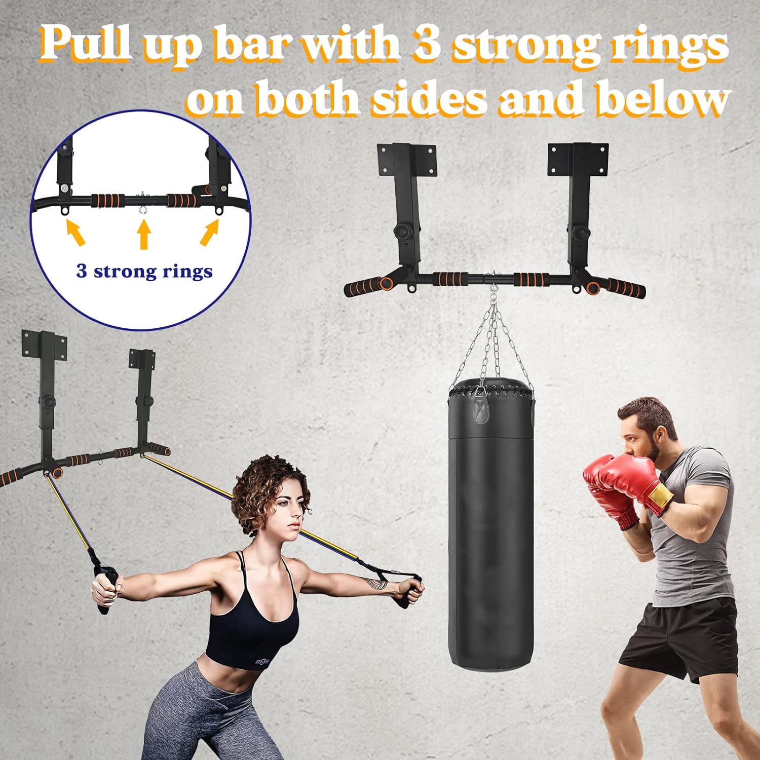 บาร์โหนติดผนังเหล็กสำหรับออกกำ - Home Gym Wall บทวิจารณ์และราคา