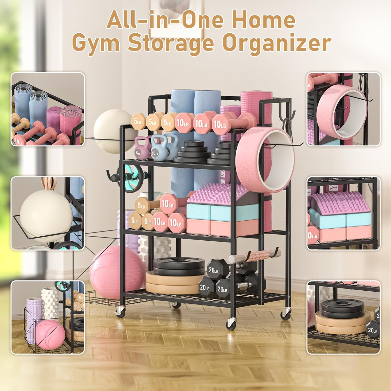 ที่เก็บอุปกรณ์ออกกำลังกายที่บ้ - Home Gym Training บทวิจารณ์และราคา