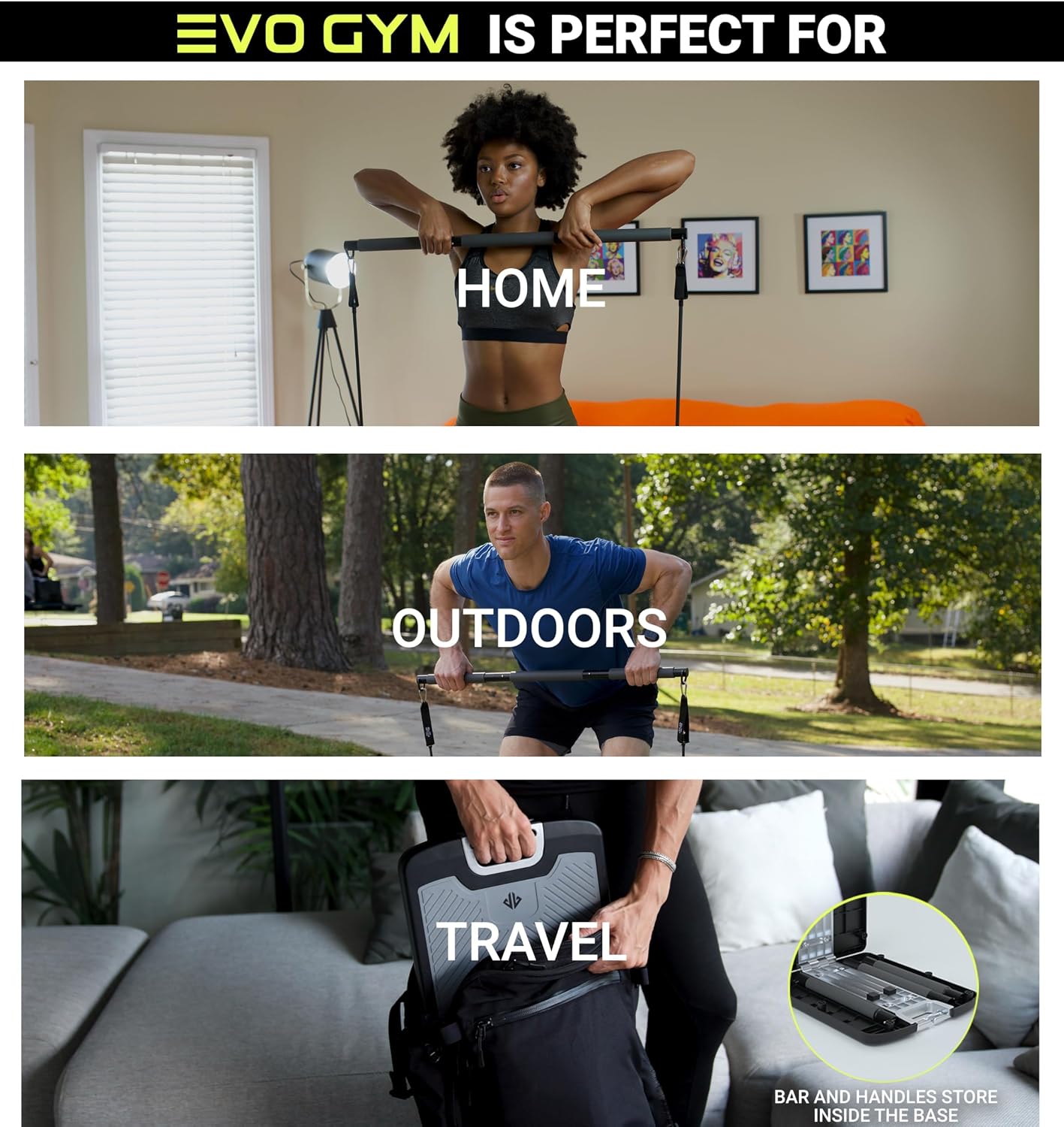 ชุดอุปกรณ์ออกกำลังกายแบบพกพาออ - Home Gym Set บทวิจารณ์และราคา