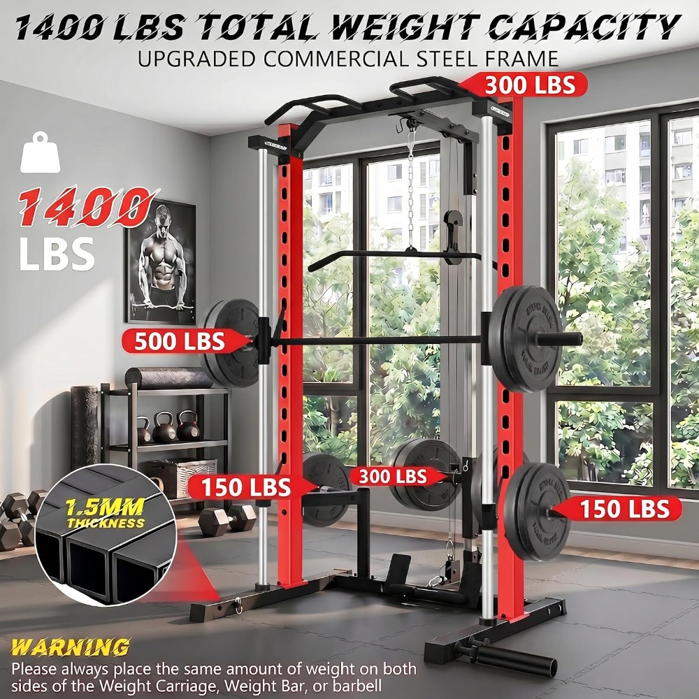 เครื่องสมิธแมชชีนออลอินวันพร้อ - Home Gym With Smith Machine บทวิจารณ์และราคา
