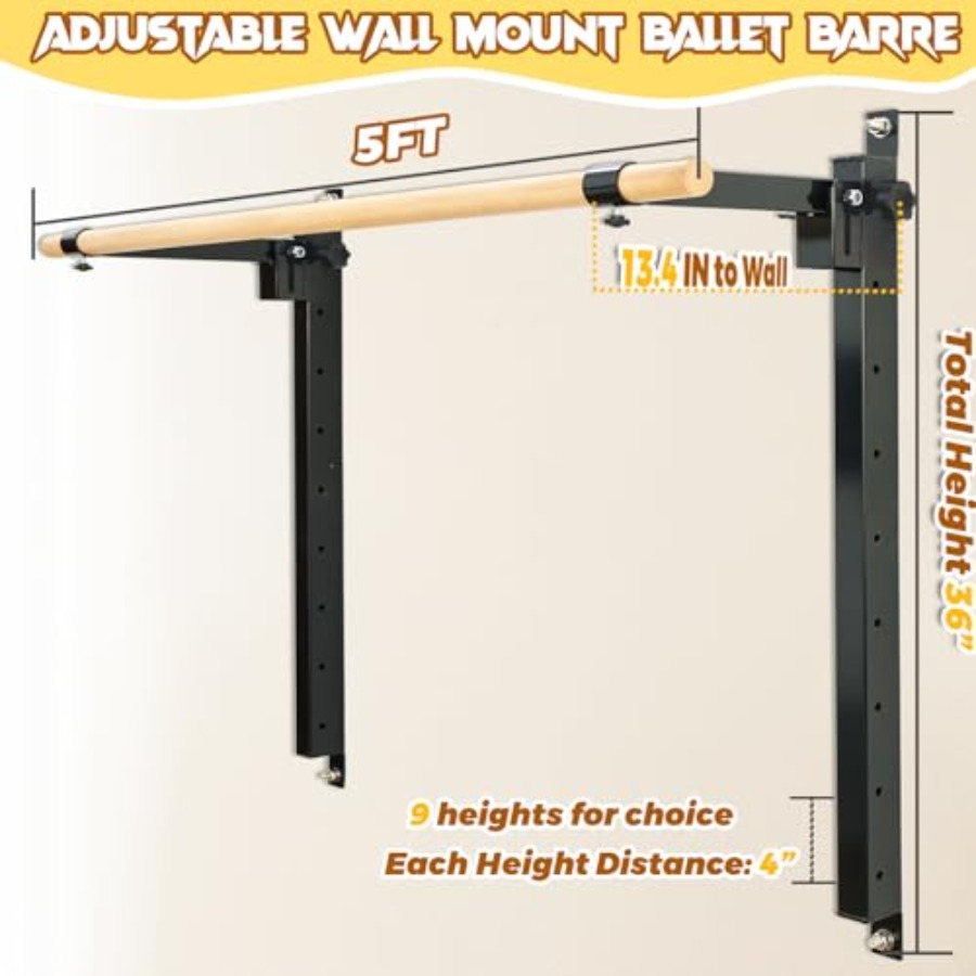 บาร์บาร์เรติดผนัง ปรับความสูงไ - Home Gym Wall บทวิจารณ์และราคา
