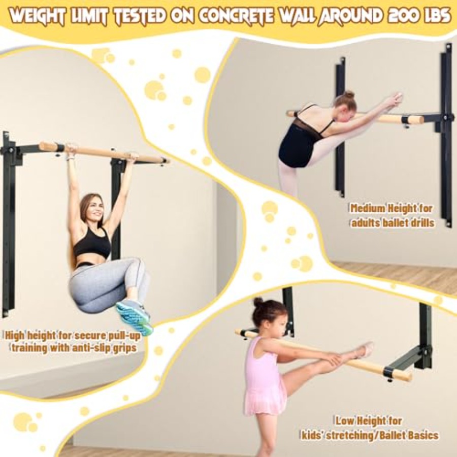บาร์บาร์เรติดผนัง ปรับความสูงไ - Home Gym Wall บทวิจารณ์และราคา
