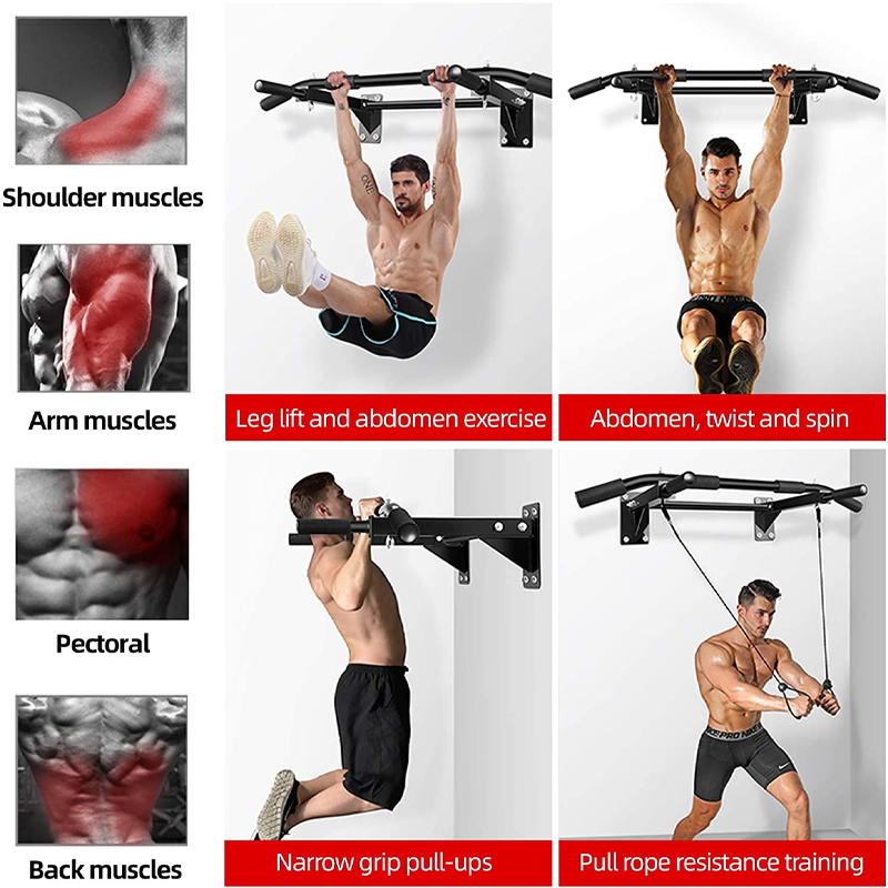 ฟิตเนสติดผนังHeavy Dutyแนวนอนบ - Home Gym On Wall บทวิจารณ์และราคา