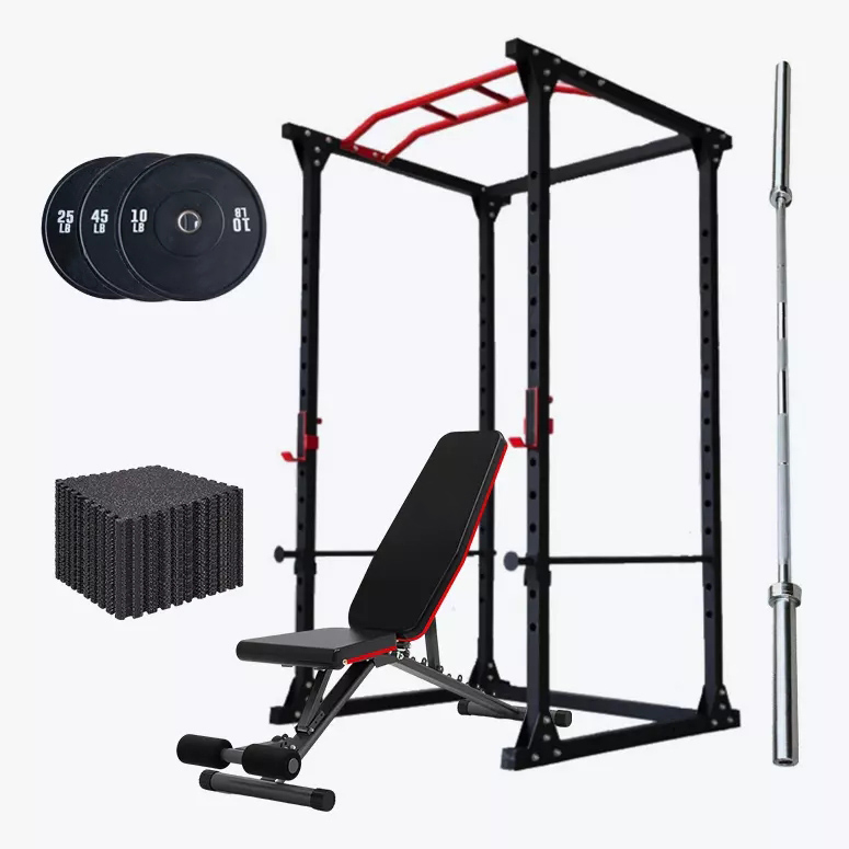 อุปกรณ์ฟิตเนสสำหรับยิมที่บ้านร - Home Gym Half Rack บทวิจารณ์และราคา