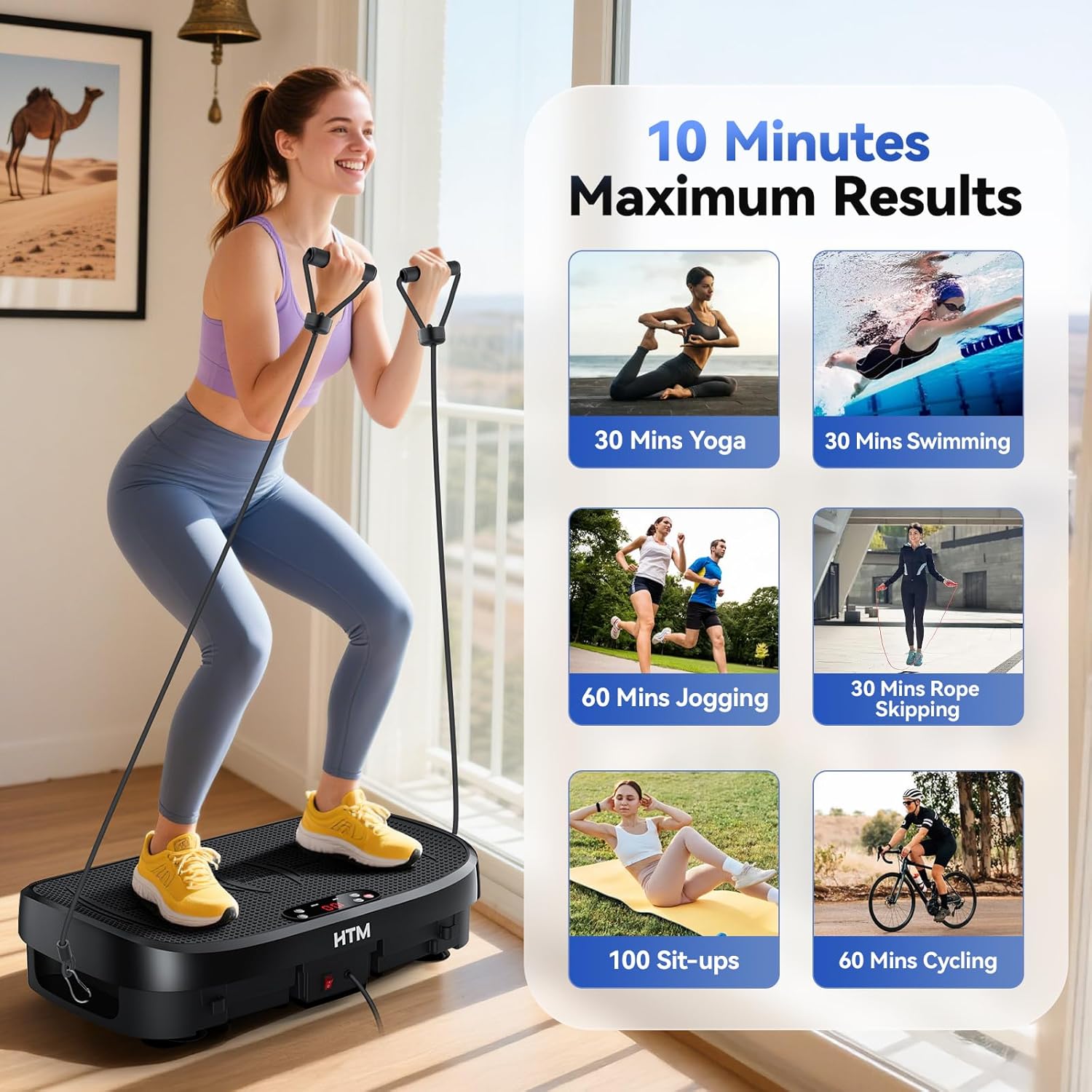 แผ่นสั่นสะเทือนสำหรับออกกำลังก - Home Gym Ideas บทวิจารณ์และราคา