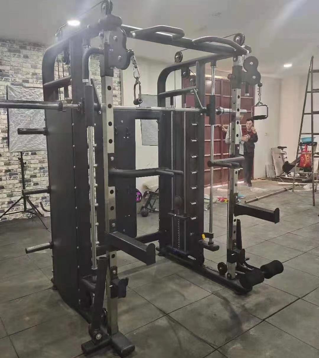 เครื่องออกกำลังกายมัลติฟังก์ชั - Home Gym With Smith Machine บทวิจารณ์และราคา