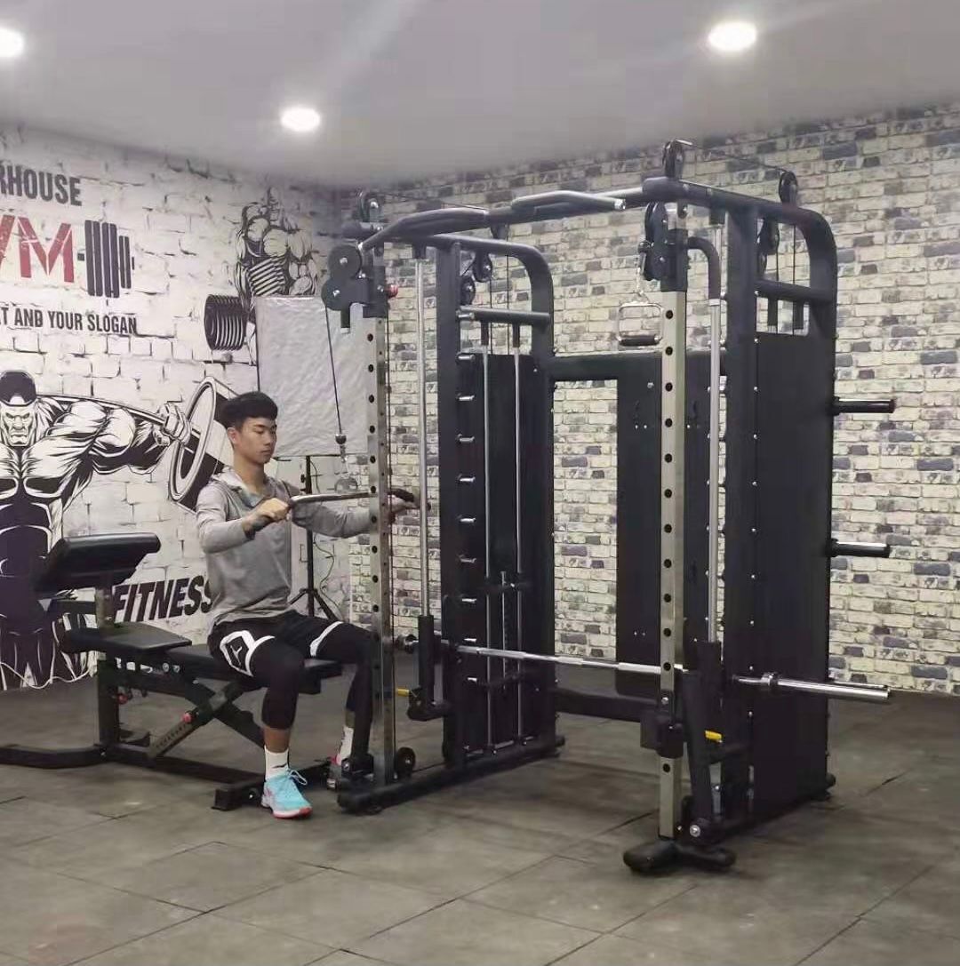 เครื่องออกกำลังกายมัลติฟังก์ชั - Home Gym With Smith Machine บทวิจารณ์และราคา