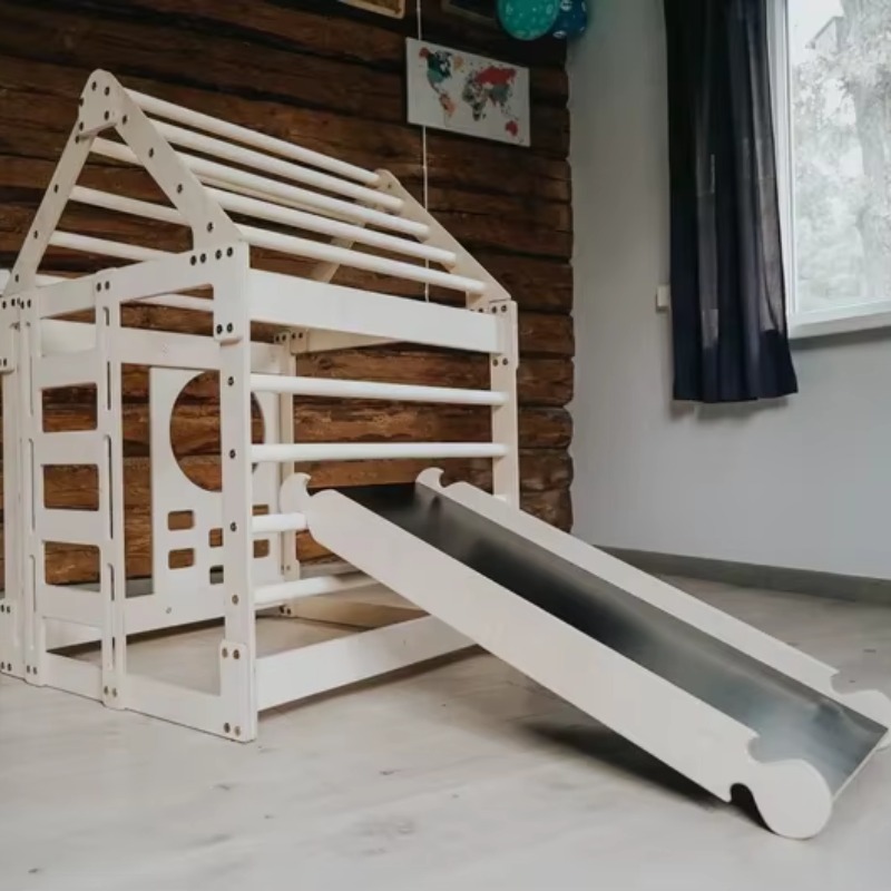 บ้านเด็กเล่นพร้อมสไลเดอร์ ชุดป - Home Gym For Toddlers บทวิจารณ์และราคา