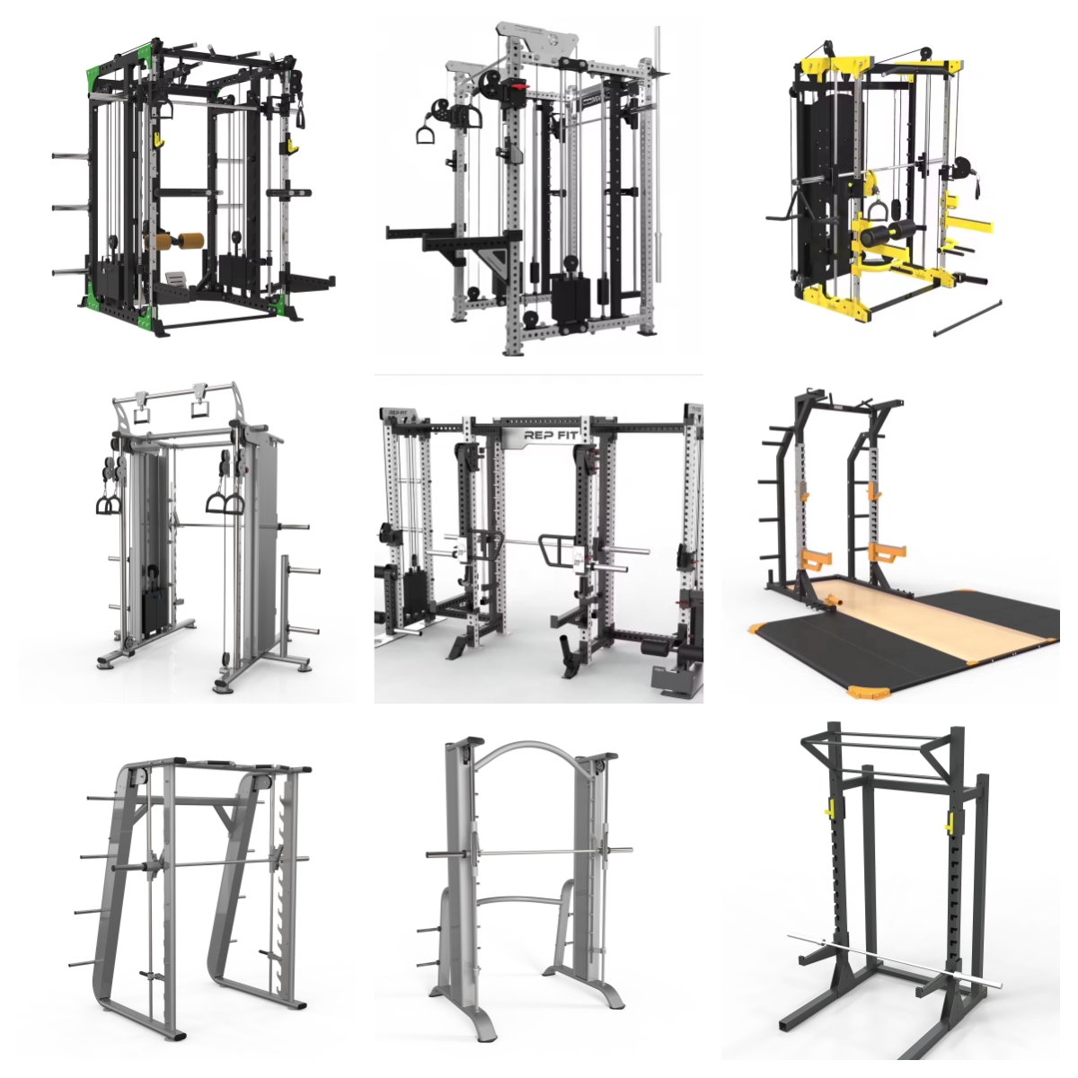 แร็คยกน้ำหนักแบบครึ่งตัวสำหรับ - Home Gym Half Rack บทวิจารณ์และราคา