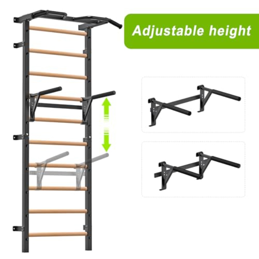 บาร์โหนติดผนังสำหรับยิมนาสติก  - Home Gym Wall บทวิจารณ์และราคา