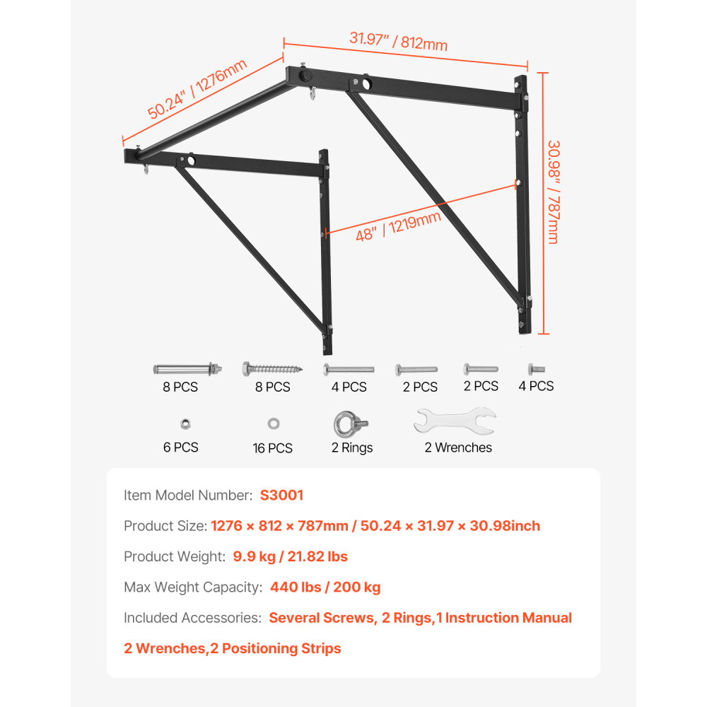 บาร์โหนติดผนังแบบ Heavy Duty - - Home Gym Wall บทวิจารณ์และราคา