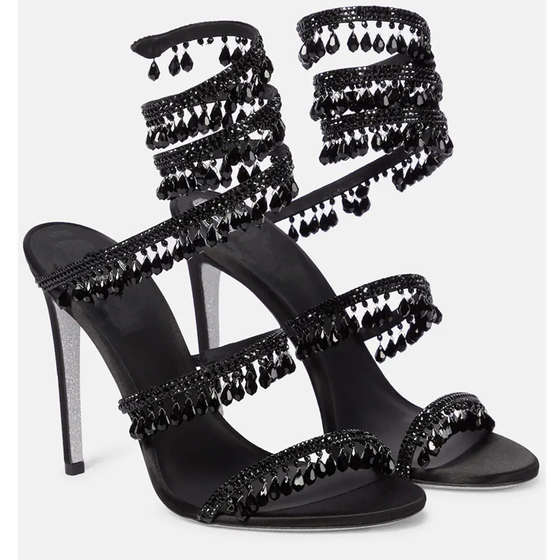รองเท้าส้นสูงผู้หญิงประดับเพชร - Ankle Strap Attachment บทวิจารณ์และราคา