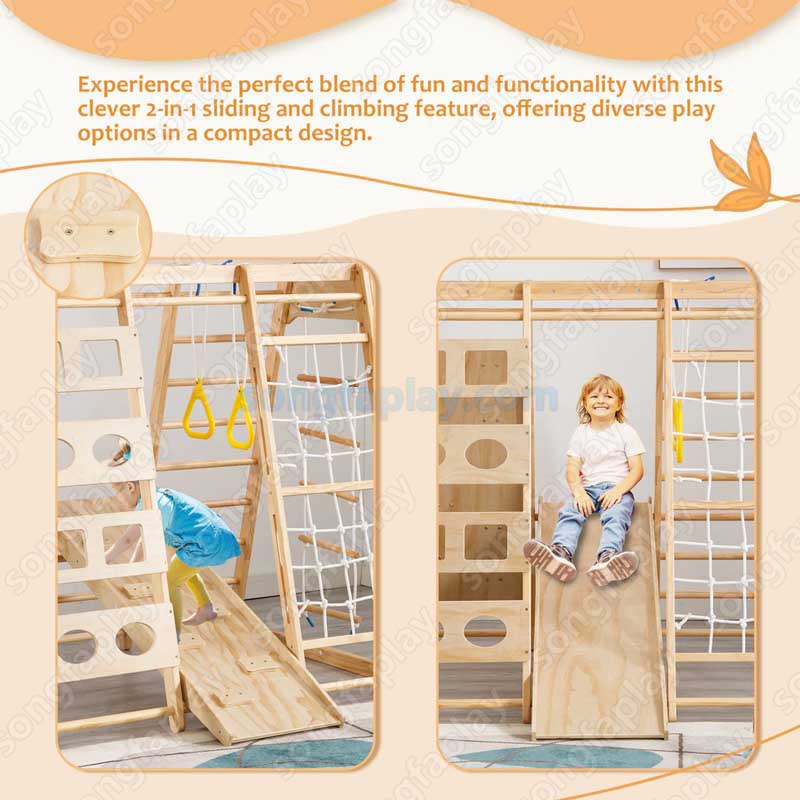 ชุดปีนป่ายไม้สำหรับเด็ก, ชุดออ - Home Gym For Toddlers บทวิจารณ์และราคา
