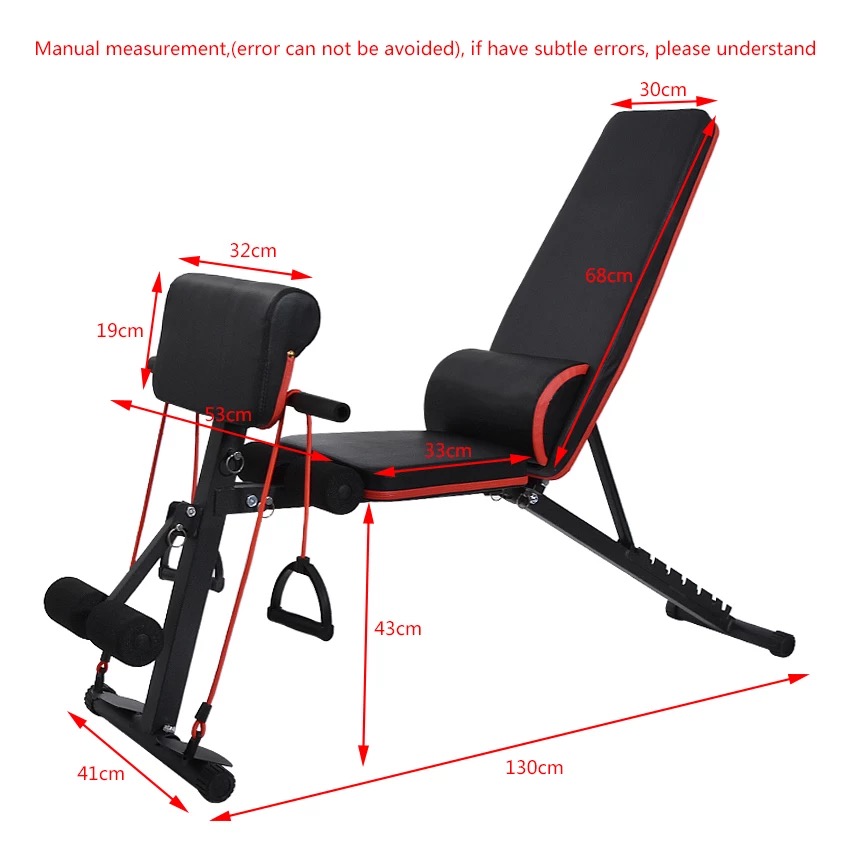 ชุดเก้าอี้ยกน้ำหนักแบบพับได้ปร - Home Gym Set บทวิจารณ์และราคา
