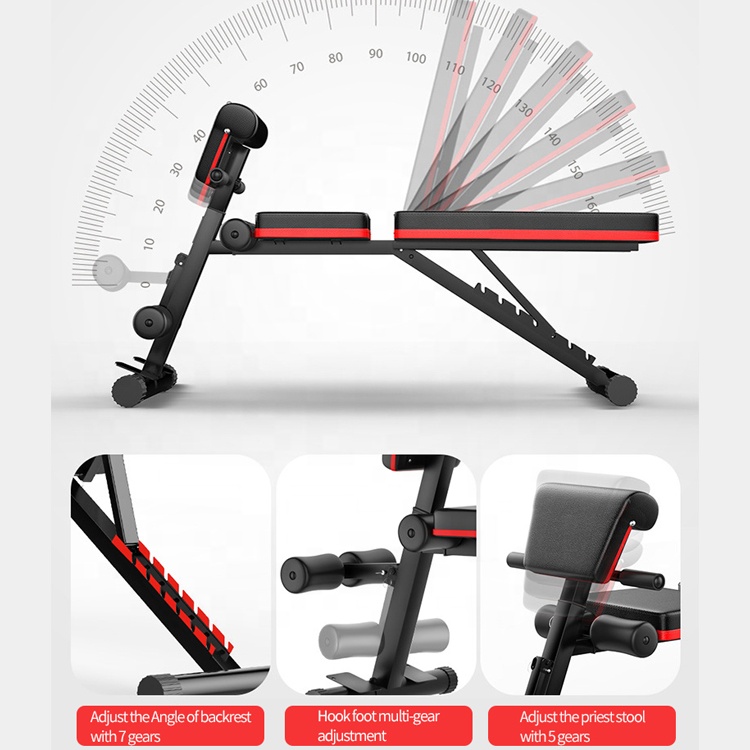 ชุดเก้าอี้ยกน้ำหนักแบบพับได้ปร - Home Gym Set บทวิจารณ์และราคา