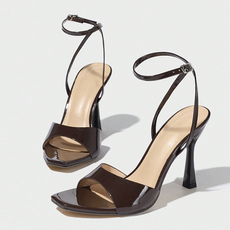 Liyke ใหม่แฟชั่นสแควร์เปิดนิ้ว - Ankle Strap Attachment บทวิจารณ์และราคา