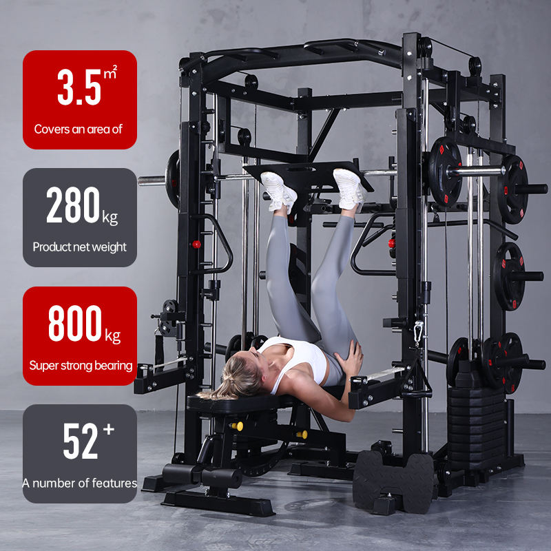 สมิธแมชชีน แร็คออกกำลังกายแบบค - Home Gym With Smith Machine บทวิจารณ์และราคา