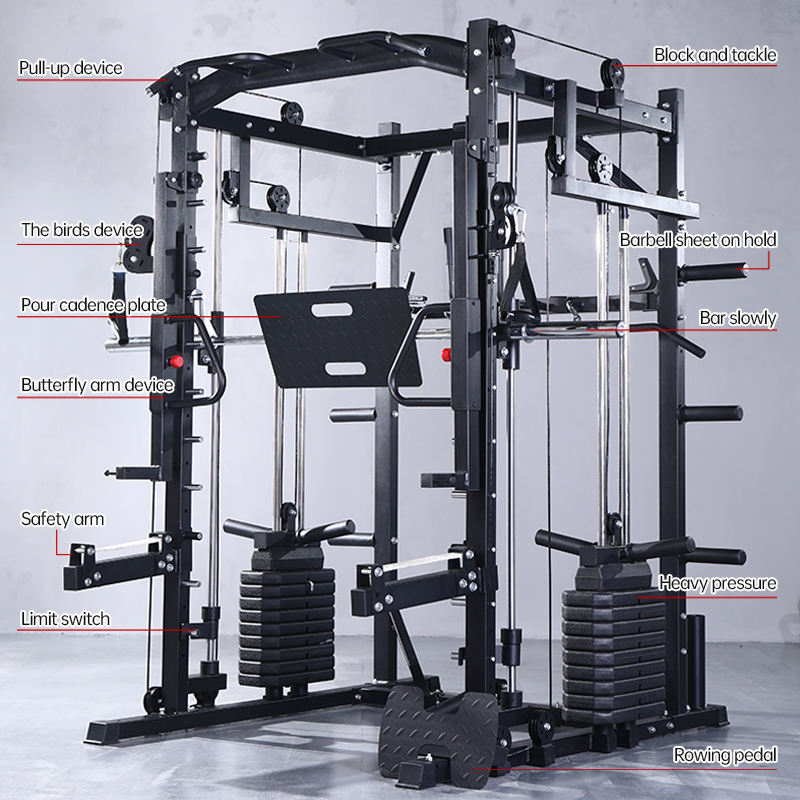 สมิธแมชชีน แร็คออกกำลังกายแบบค - Home Gym With Smith Machine บทวิจารณ์และราคา