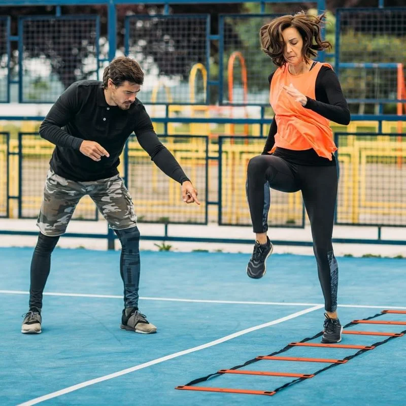 ชุดฝึกความเร็วฟุตบอลกลางแจ้งแบ - Agility Ladder Speed บทวิจารณ์และราคา