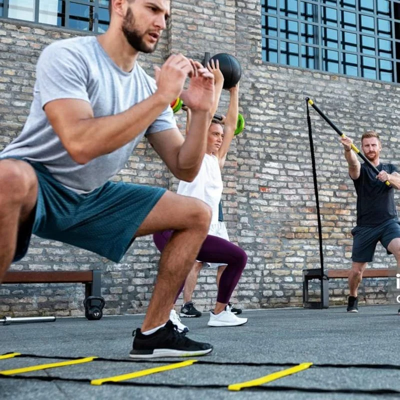 ชุดฝึกความเร็วฟุตบอลกลางแจ้งแบ - Agility Ladder Speed บทวิจารณ์และราคา