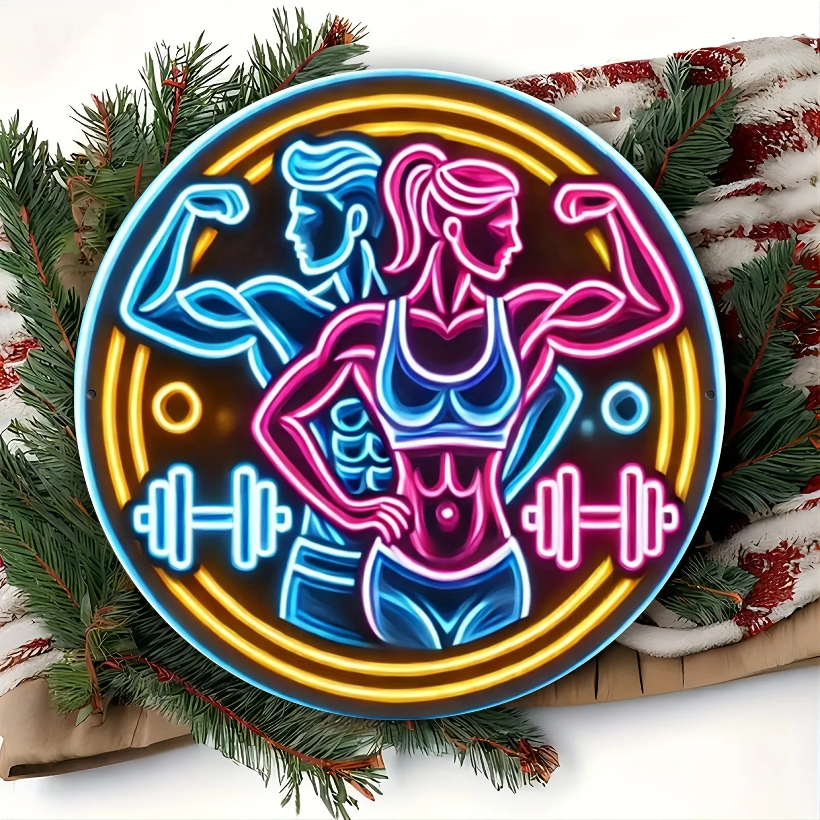 ป้ายโลหะ 2 มิติ ป้ายไฟนีออนสำห - Home Gym Aesthetic บทวิจารณ์และราคา