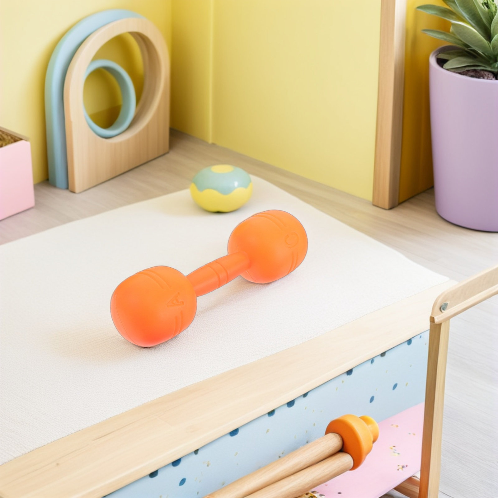 ชุดดัมเบลพลาสติกสำหรับเด็ก 12  - Home Gym For Toddlers บทวิจารณ์และราคา