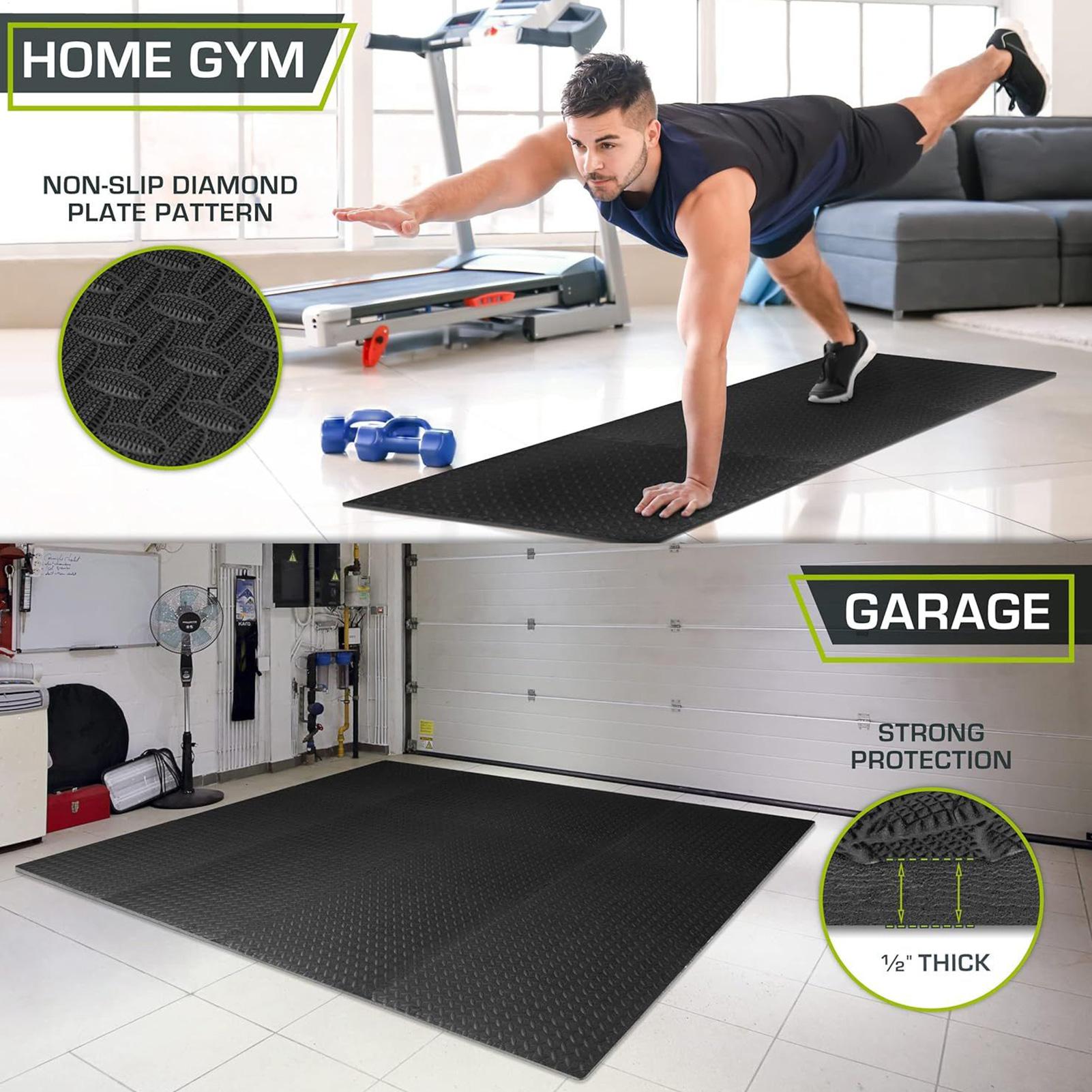 แผ่นรองพื้นแบบประกบ แผ่นรองพื้ - Home Gym For Toddlers บทวิจารณ์และราคา