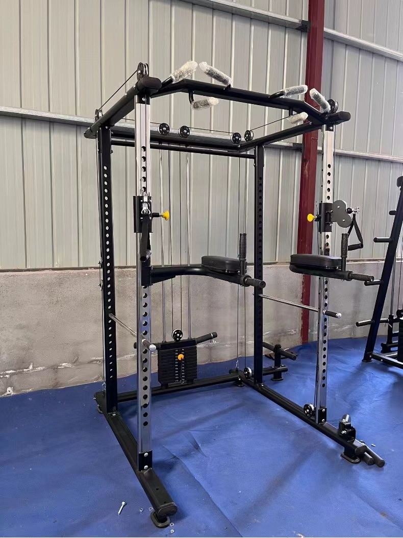 อุปกรณ์ออกกำลังกายแบบมัลติฟังก - Home Gym With Smith Machine บทวิจารณ์และราคา