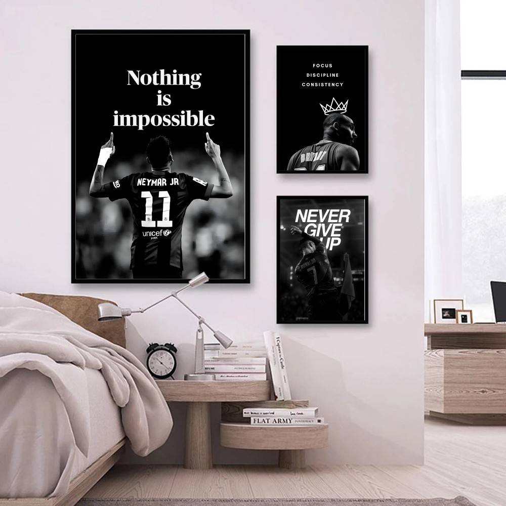 โปสเตอร์คำคมสร้างแรงบันดาลใจนั - Home Gym On Wall บทวิจารณ์และราคา