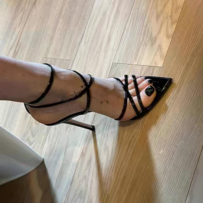 รองเท้าแตะสตรี รองเท้าส้นสูงแบ - Ankle Strap Attachment บทวิจารณ์และราคา