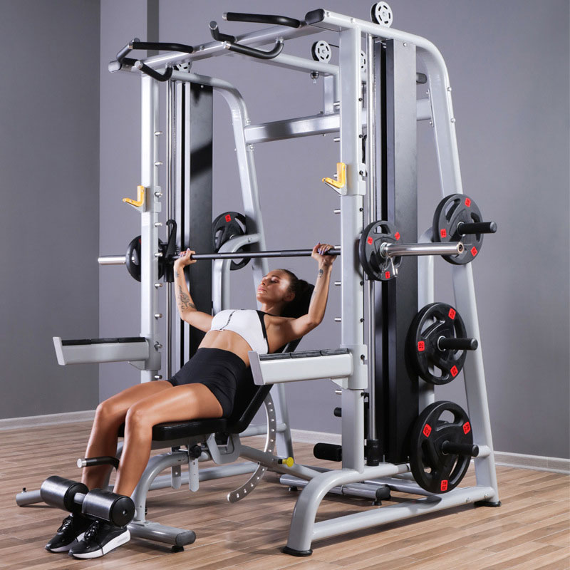 เครื่องสมิธแมชชีนแบบเคเบิลครอส - Home Gym With Smith Machine บทวิจารณ์และราคา