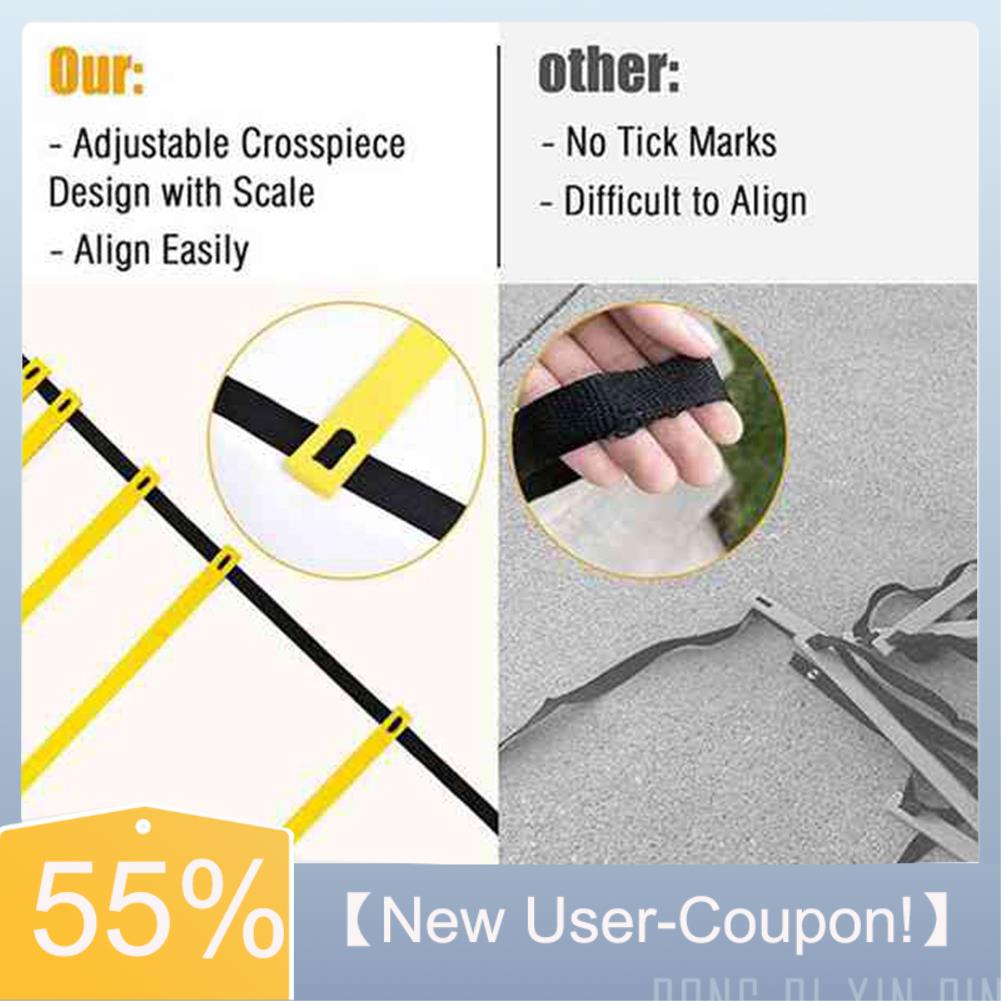 【คูปองสำหรับผู้ใช้ใหม่!】ชุดบัน - Agility Ladder Speed บทวิจารณ์และราคา