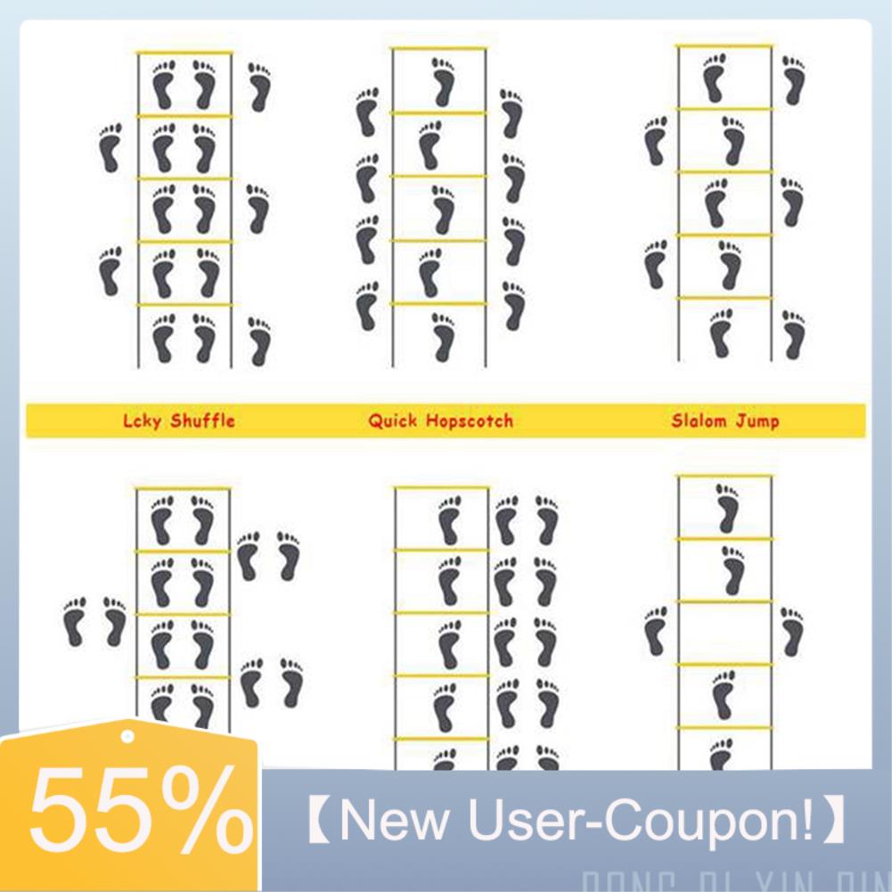 【คูปองสำหรับผู้ใช้ใหม่!】ชุดบัน - Agility Ladder Speed บทวิจารณ์และราคา