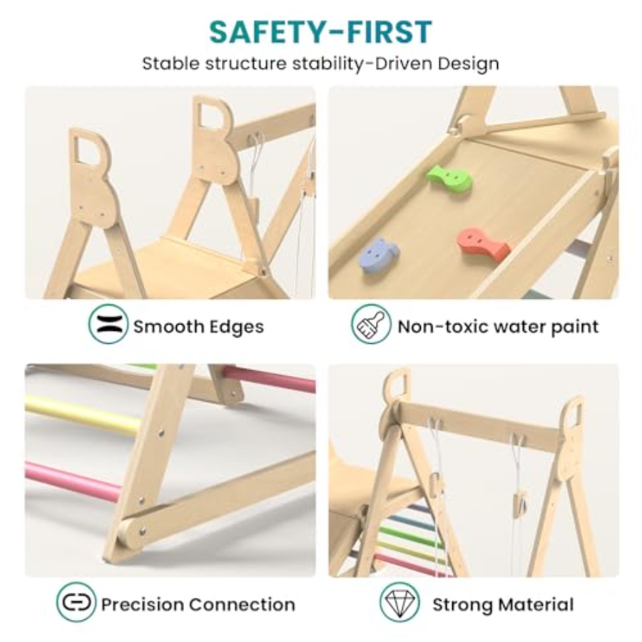 สนามเด็กเล่นในร่มสำหรับเด็กเล็ - Home Gym For Toddlers บทวิจารณ์และราคา