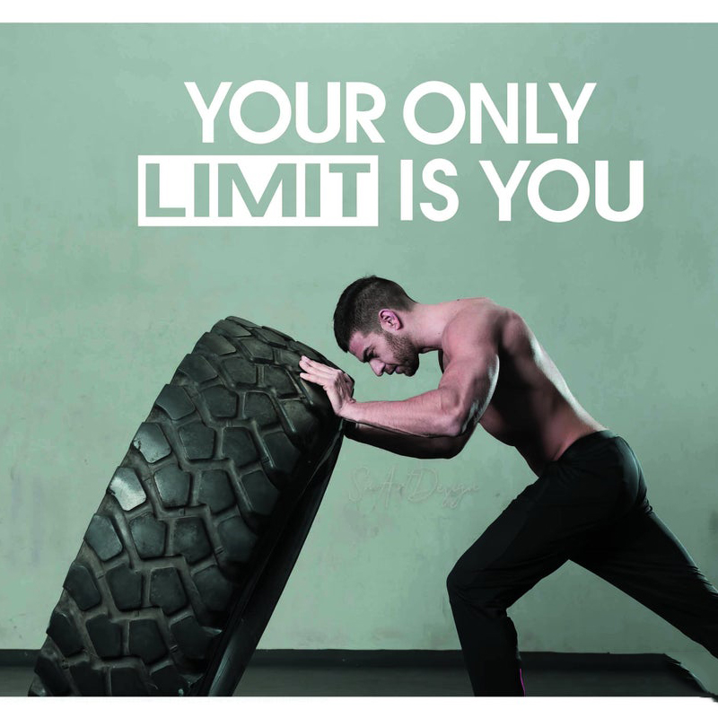 ของคุณเท่านั้นจำกัดคุณ-รูปลอกต - Home Gym On Wall บทวิจารณ์และราคา