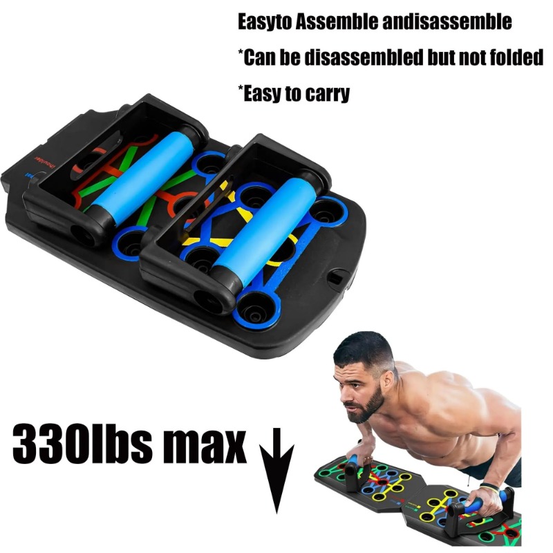 บอร์ดวิดพื้นแบบพับได้พร้อมสายย - Home Gym Resistance Machine บทวิจารณ์และราคา